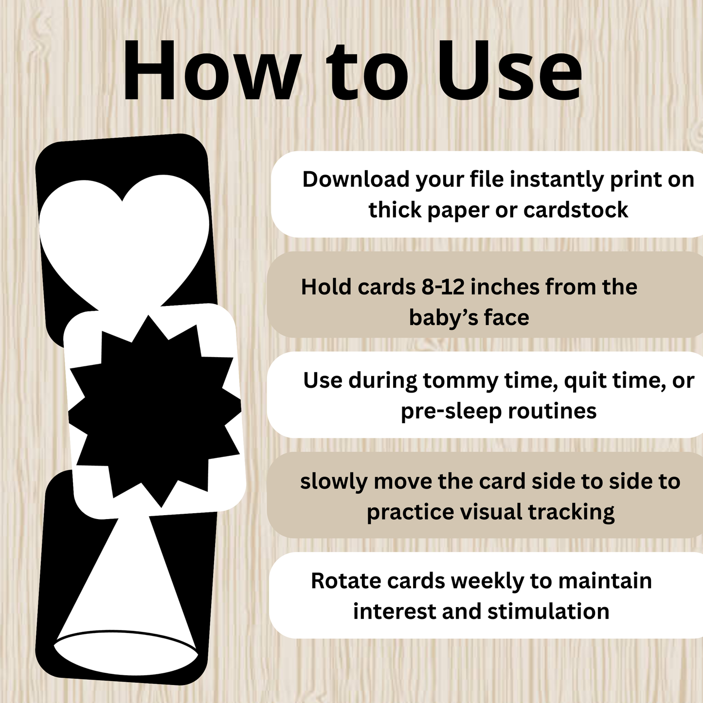 The "Visual Spark" High-Contrast System | 36 Developmental Shapes (0-6 Months)